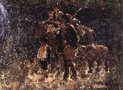 Nicolae Grigorescu Gypsies with Bear painting